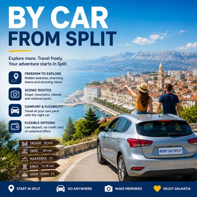 By car from Split By car from Split